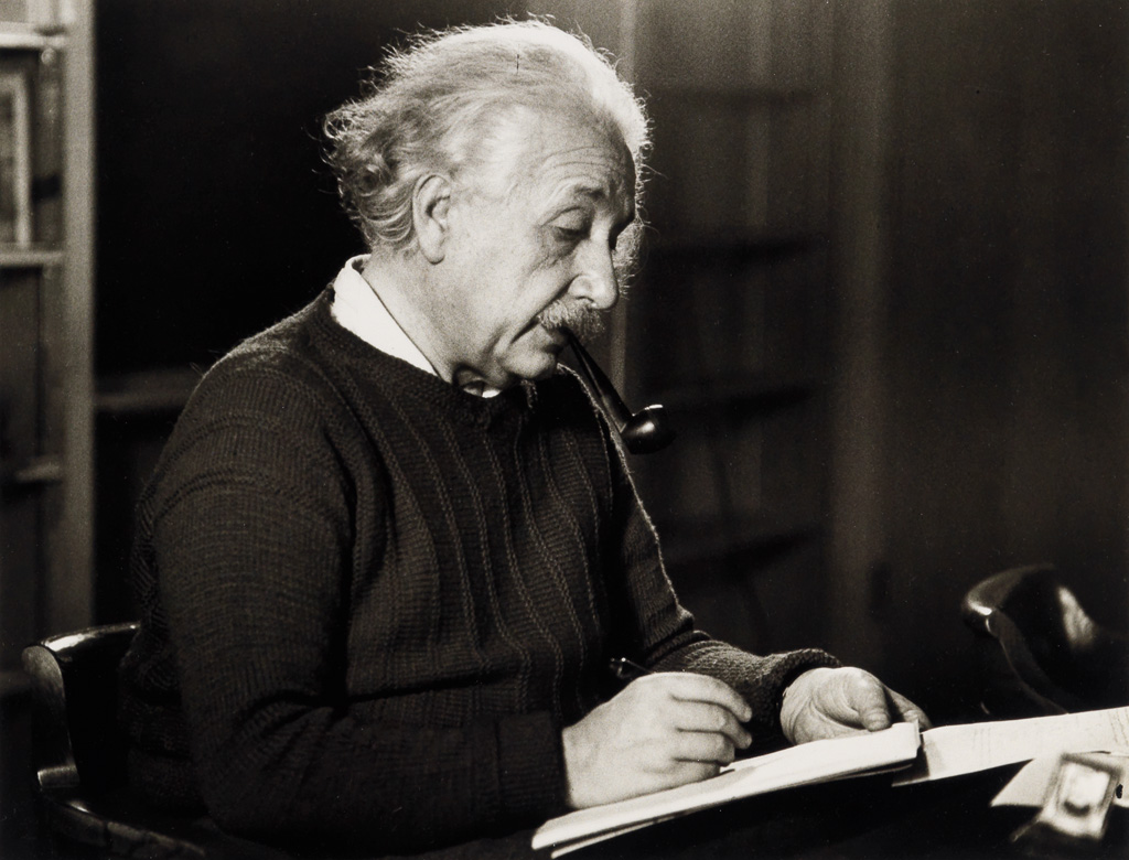 ROMAN VISHNIAC (1897-1990) A portfolio entitled Einstein at Work.